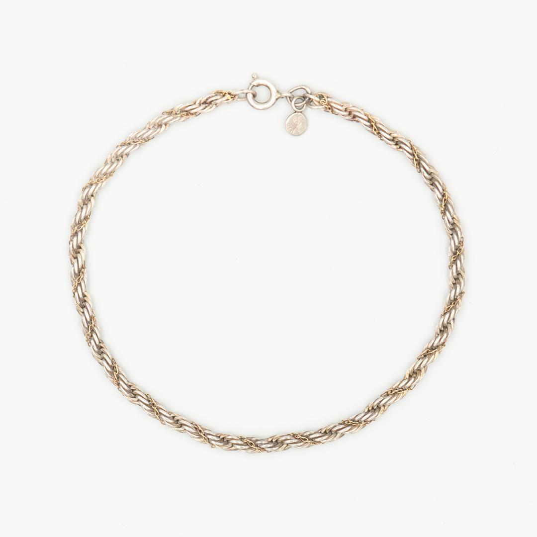 ヴィンテージ ティファニー ツイストロープ ブレスレット 19.8cm 80年代