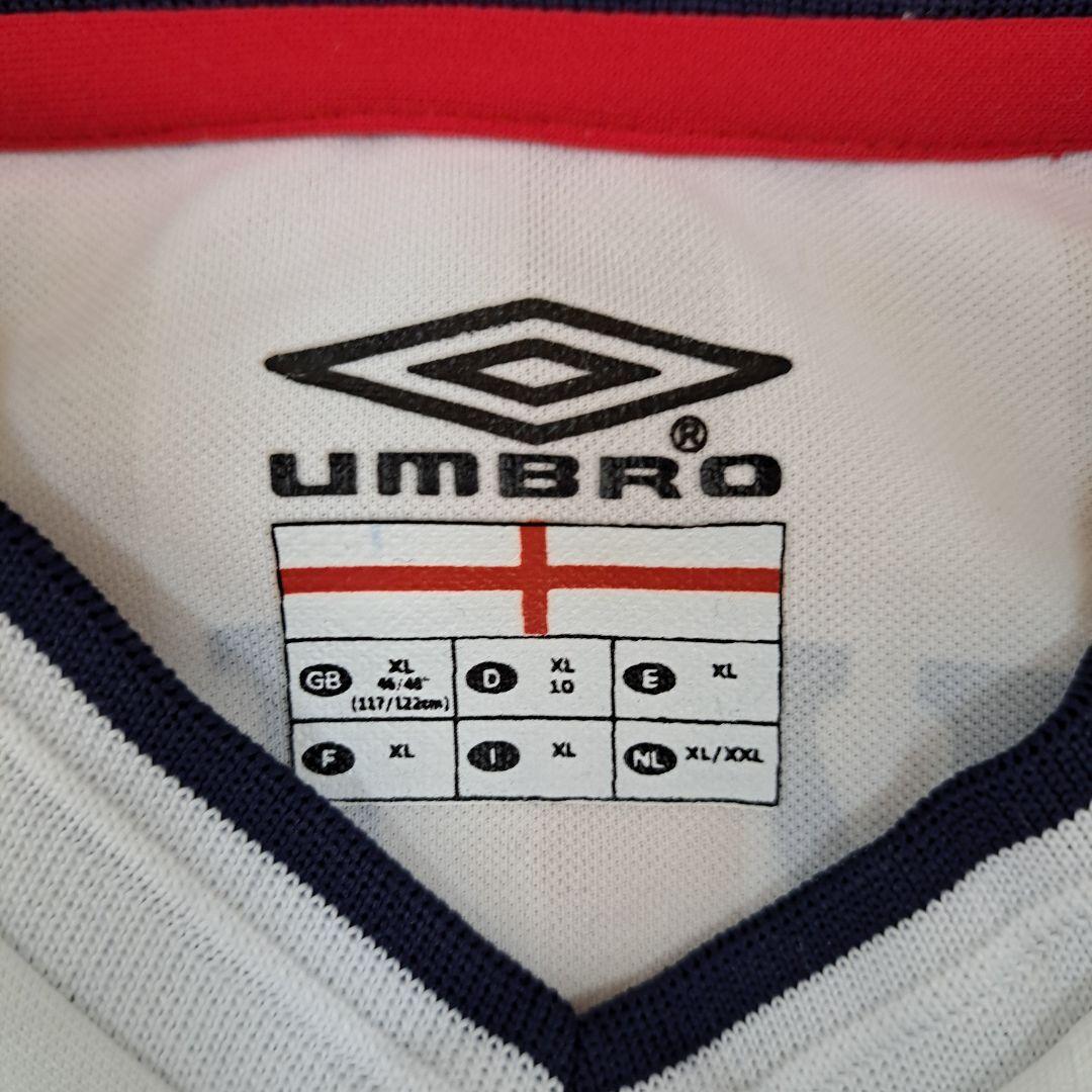 02日韓W杯 イングランド代表 ＃7 ベッカム サイズXL 新品未使用タグ