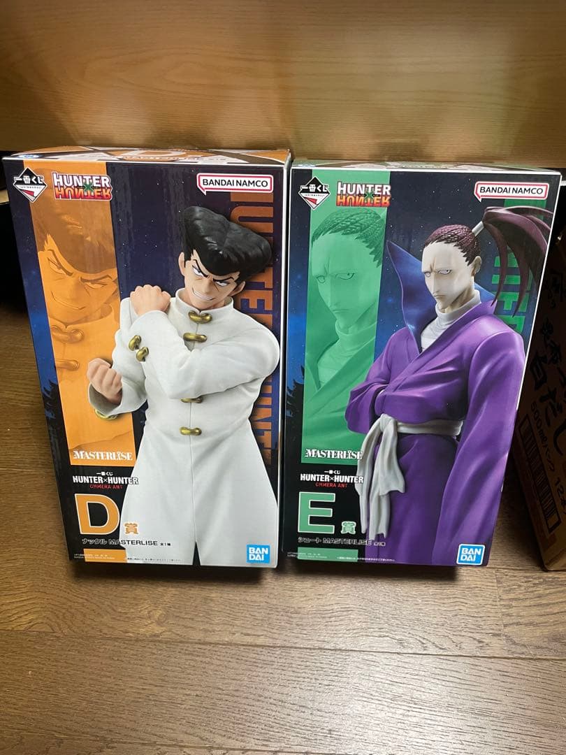 一番くじ HUNTERXHUNTER D賞ナックル E賞シュート フィギュア