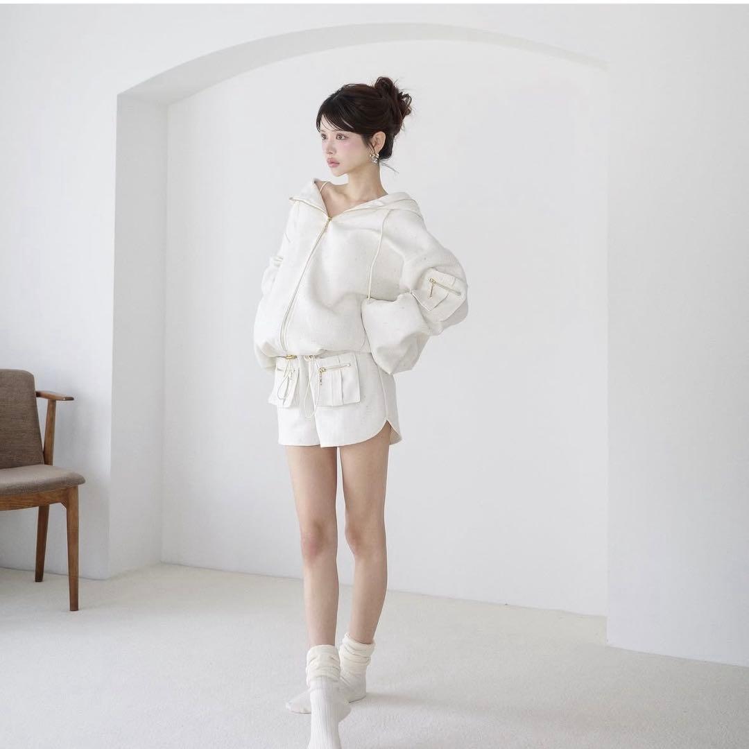 randy ツイードカーゴセットアップ - メルカリ