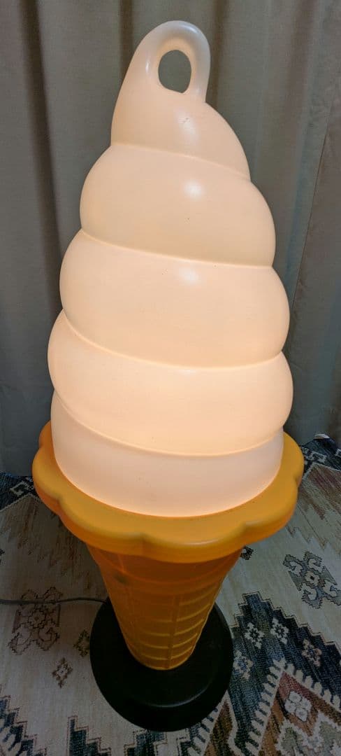 業務用　ソフトクリーム看板 スジャータ TOMI ライト（動作確認済） F2157◇店舗用◇スジャータ ソフトクリームライト 電光看板 100V 栃木