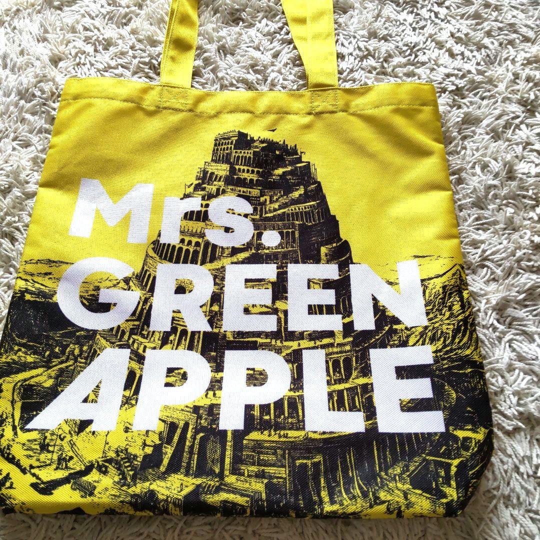 Mrs. GREEN APPLE バベルの塔 特典トート,缶バッチ,カード,銀テ