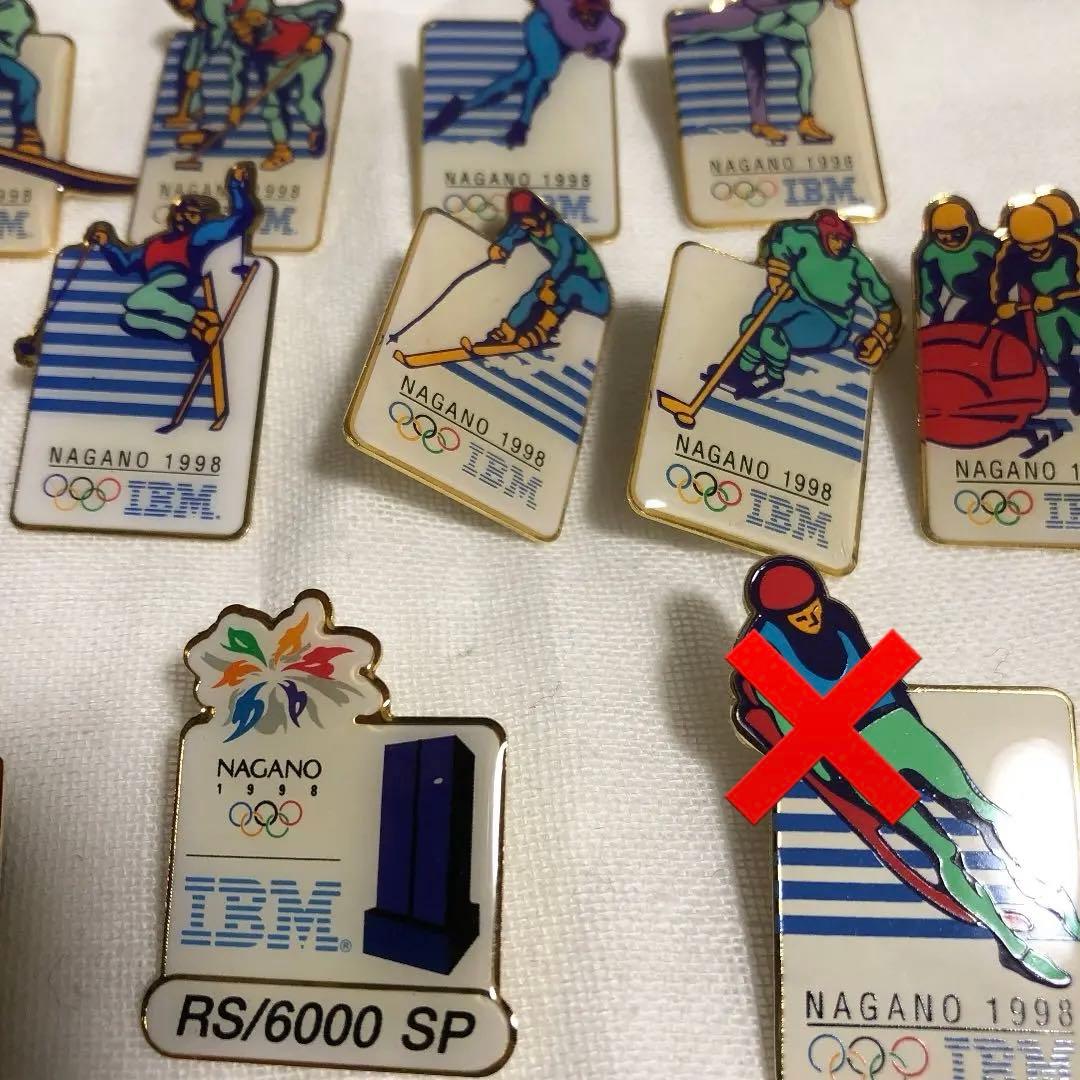 長野オリンピック　IBM ピンバッジ　21点