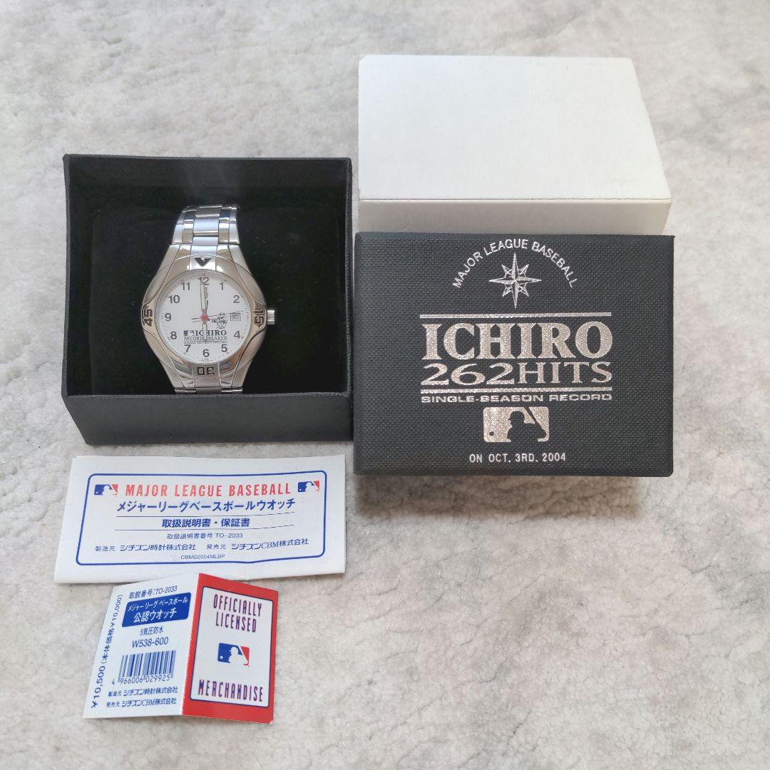新品】メジャーリーグ ベースボールウォッチイチロー262ヒット記念