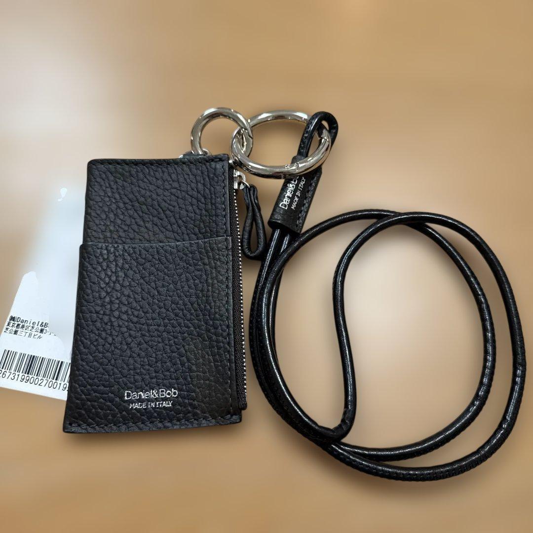 新品 ダニエル&ボブ Daniel&Bob レザーネックウォレット財布 カード鍵
