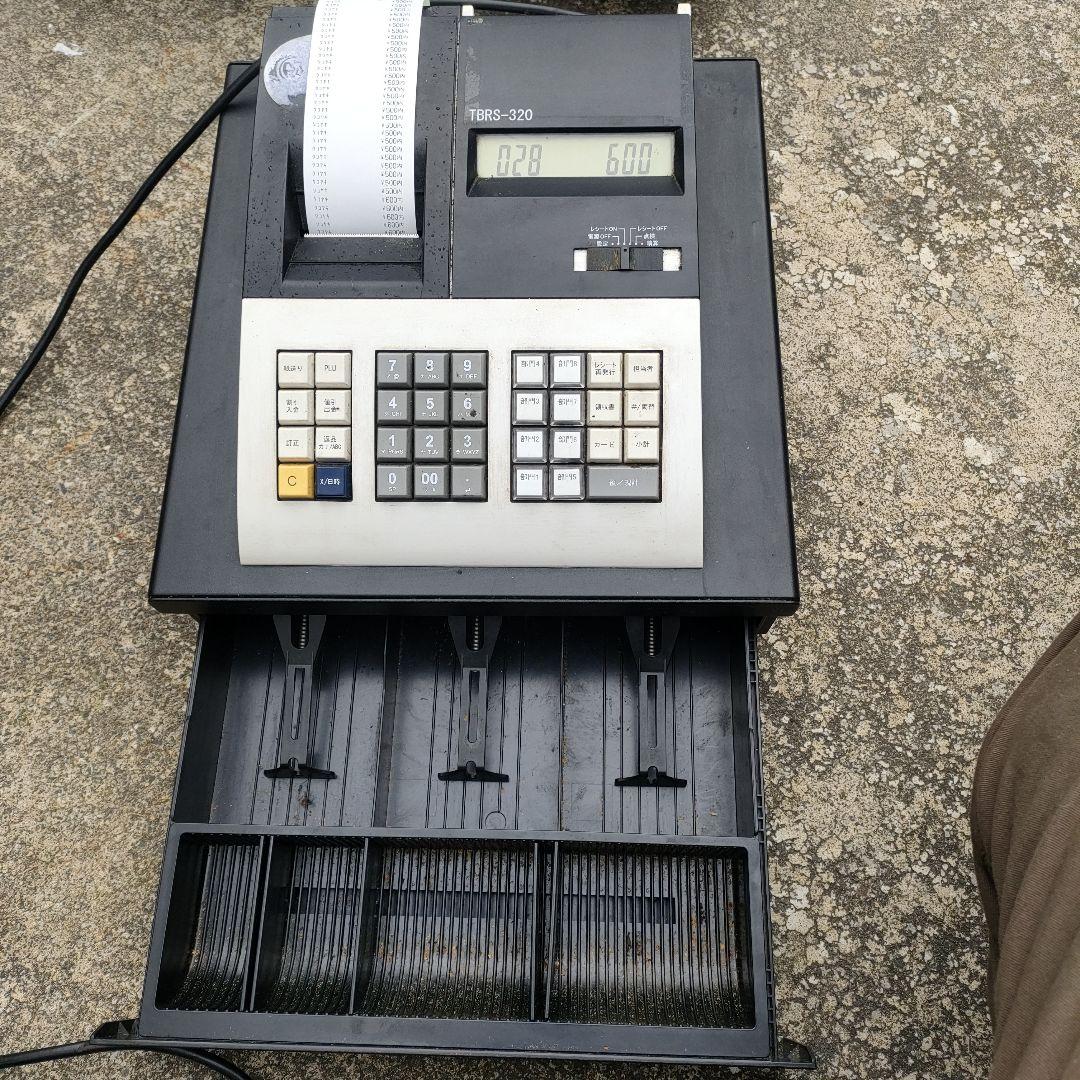 電子レジスター TBRS-320 感熱紙ロール12本付 - メルカリ