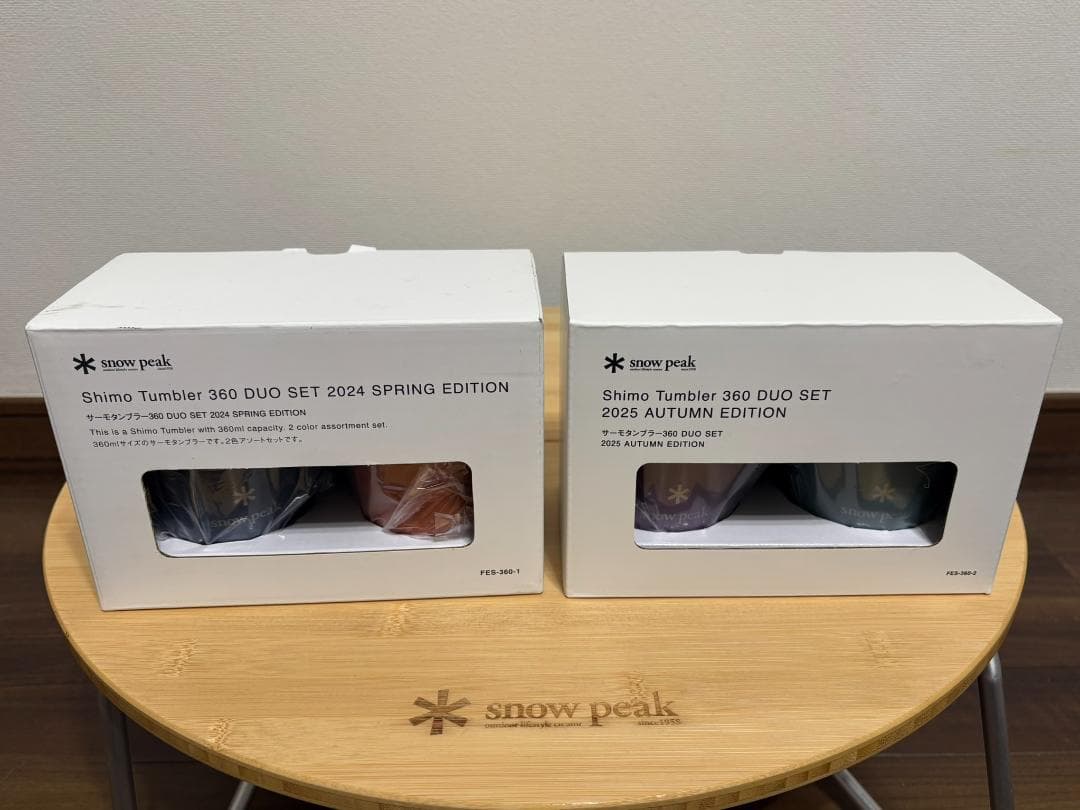 新品 スノーピーク 雪峰祭 サーモタンブラー360　4色セット 限定品 楽天市場】スノーピーク 2025雪峰祭 秋 サーモタンブラー360 DUO SET