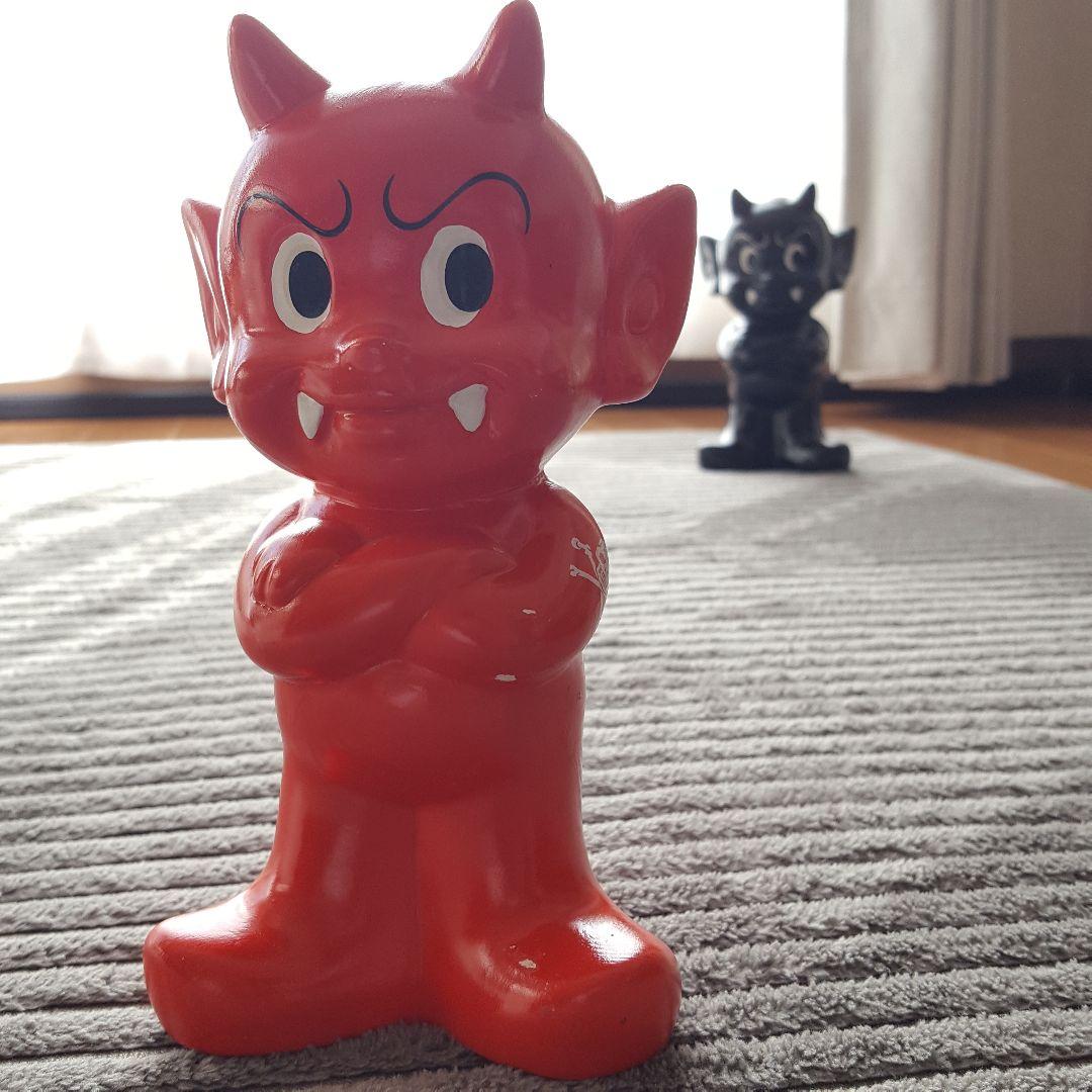 リトルデビル レッドデビル 貯金箱 - メルカリ