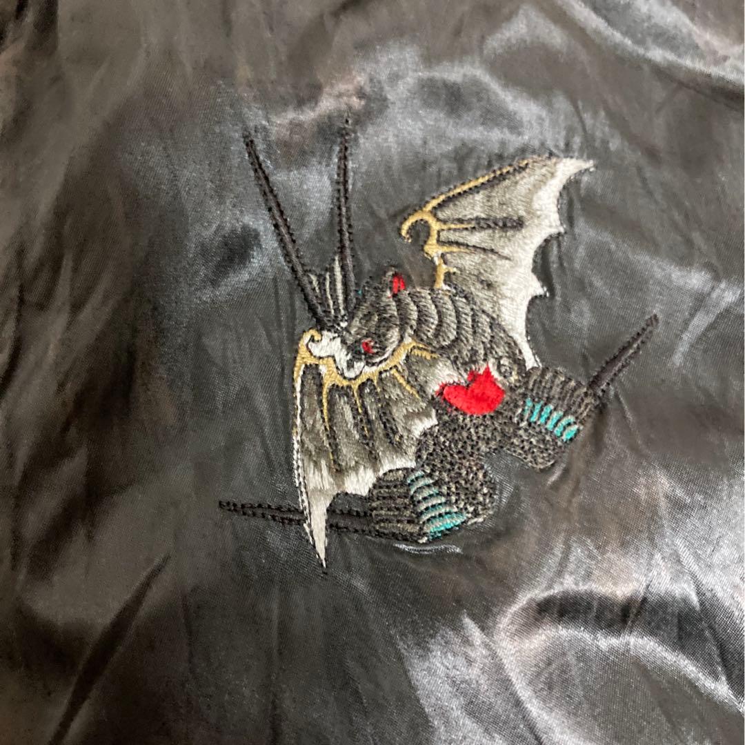 古着】スカジャン リバーシブル OZONE ROCKS(オゾンロックス) L - メルカリ