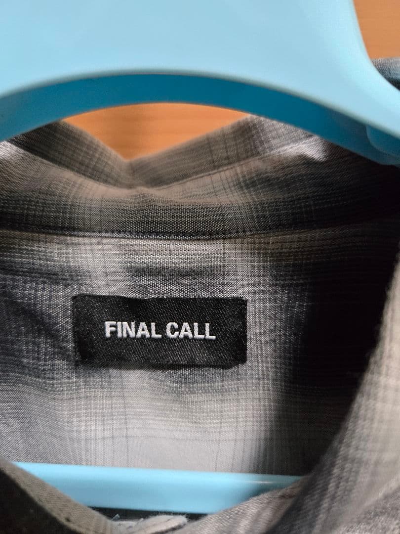 トップス FINAL CALL \"YOROKE\" Check Shirt