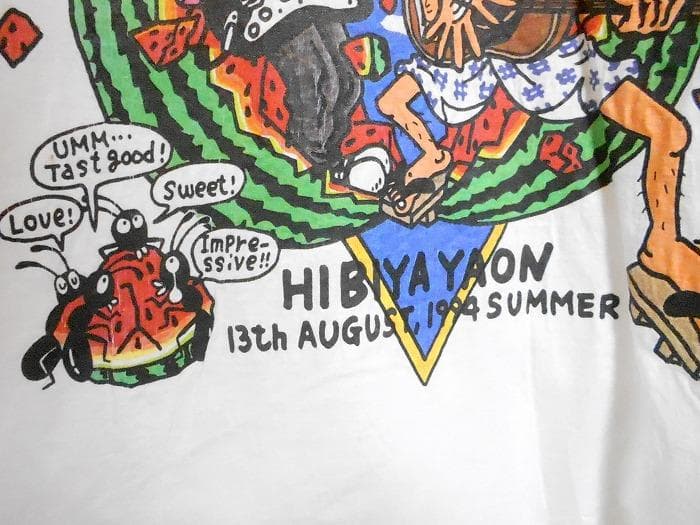 忌野清志郎 & 仲井戸麗市 1994年 グラッドオールオーヴァー Tシャツ