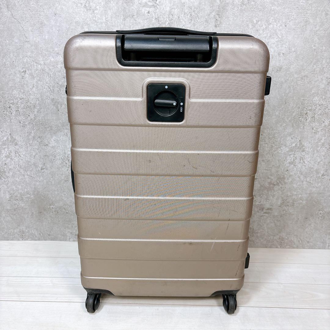 無印良品 MUJI バーを自由に調節できるハードキャリーケース 62L