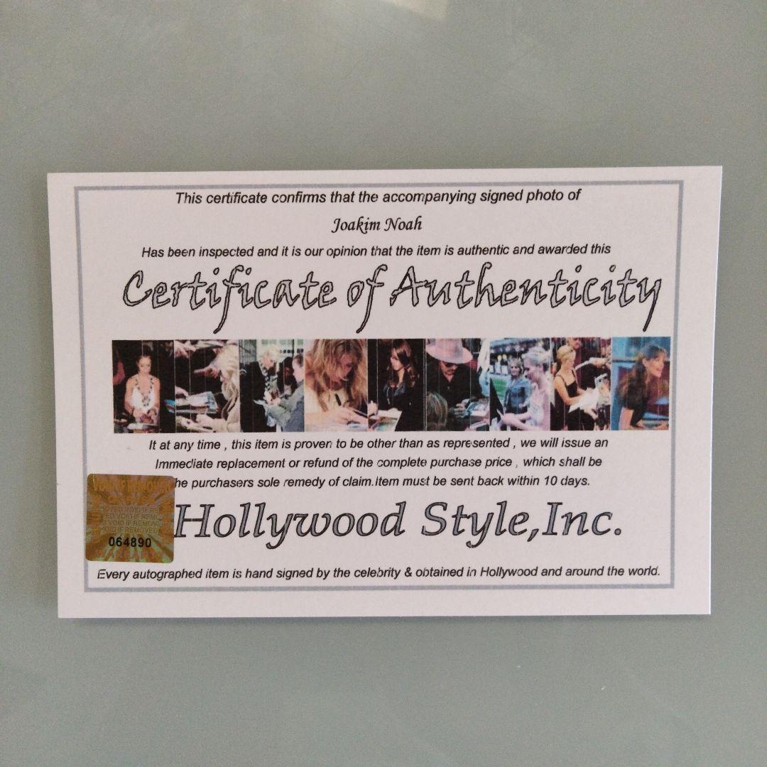ジョアキム・ノア直筆サイン入り超 大型写真…Joakim Noah - メルカリ