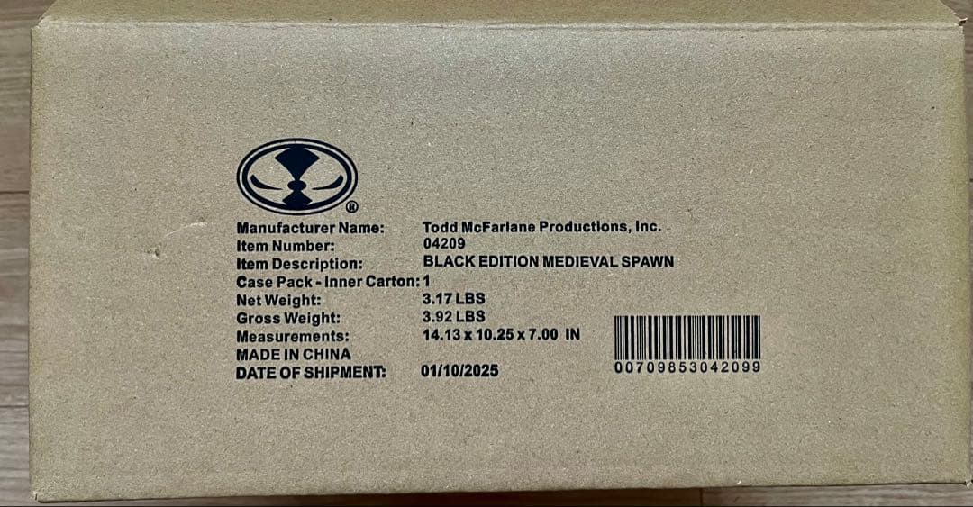 特典付キックスターター メディーバル・スポーン ブラックエディション フィギュア