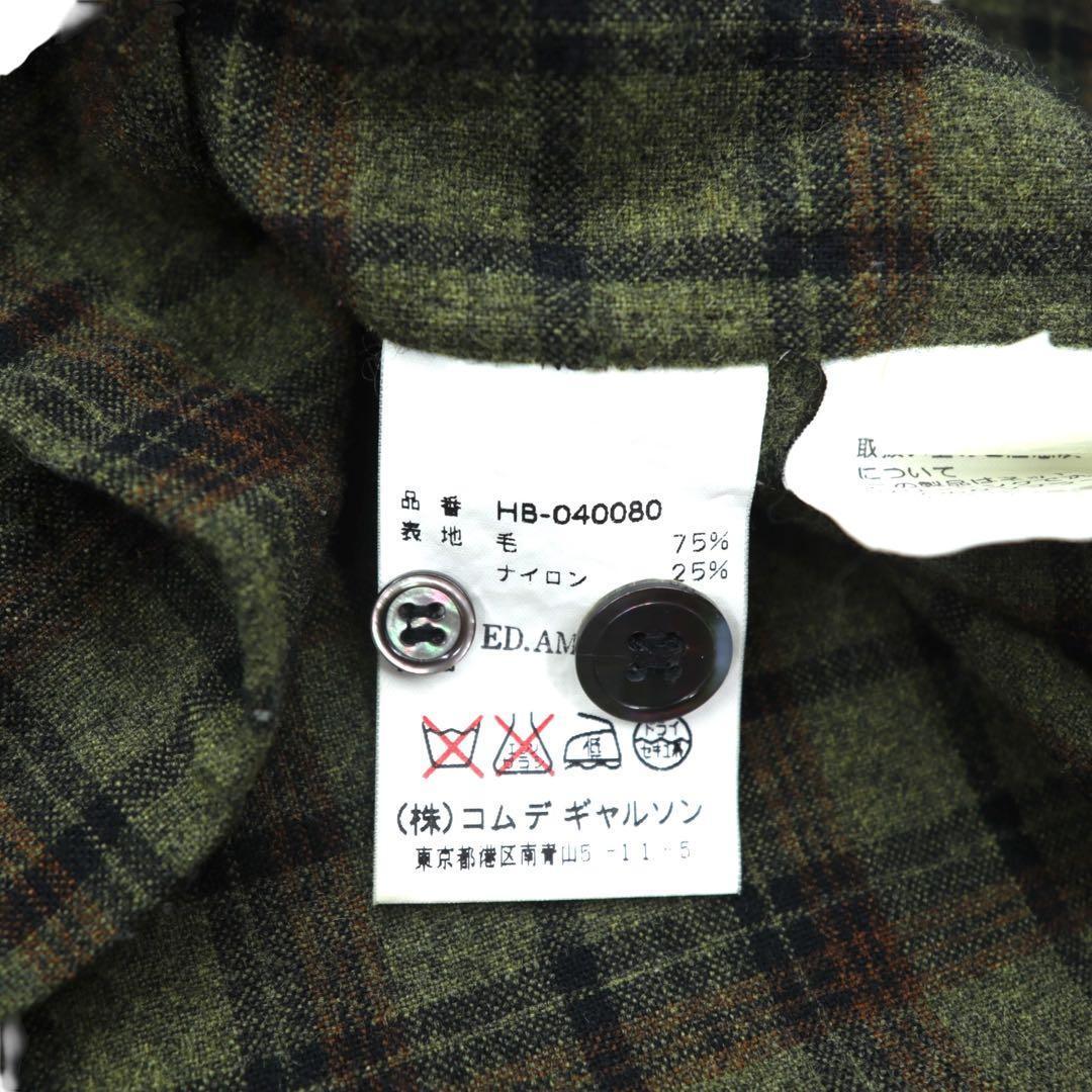 90s コムデギャルソンオム ウール チェックシャツ 田中オム - メルカリ