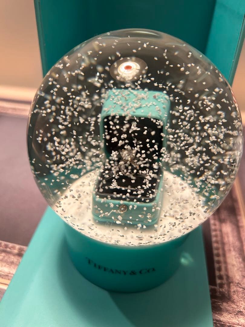 ティファニー スノードーム スノーグローブ 非売品 ダイヤモンドリング