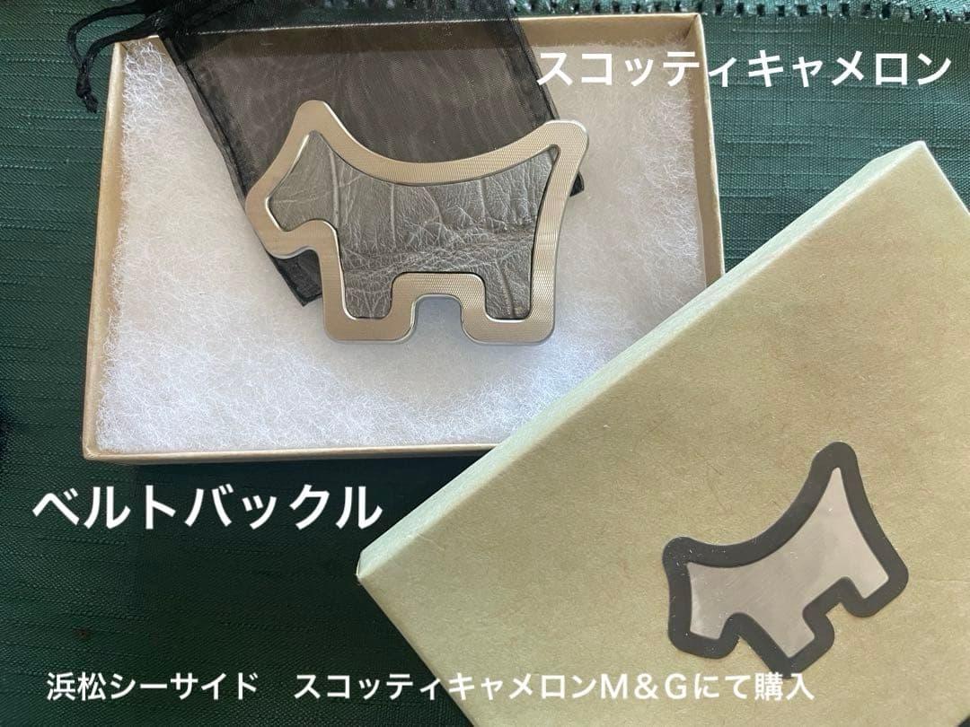 スコッティキャメロン　キャメロンドック　削り出しベルトバックル スコッティキャメロン キャメロンドック 削り出しベルトバックル