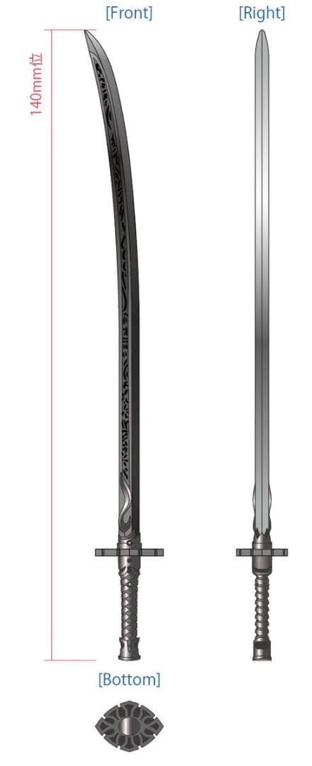 英雄伝説 黎の軌跡Ⅱ 2 電撃スペシャルパック メタルウェポン シズナ 黒太刀