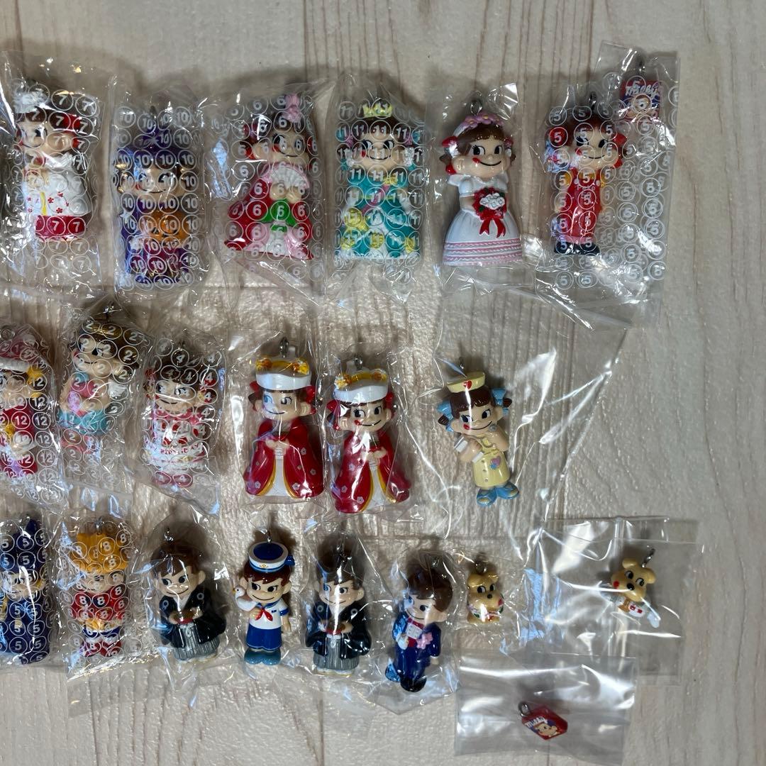 セット　ペコちゃん　ぽこちゃん　50周年　フィギュア　人形　缶　レトロ　不二家