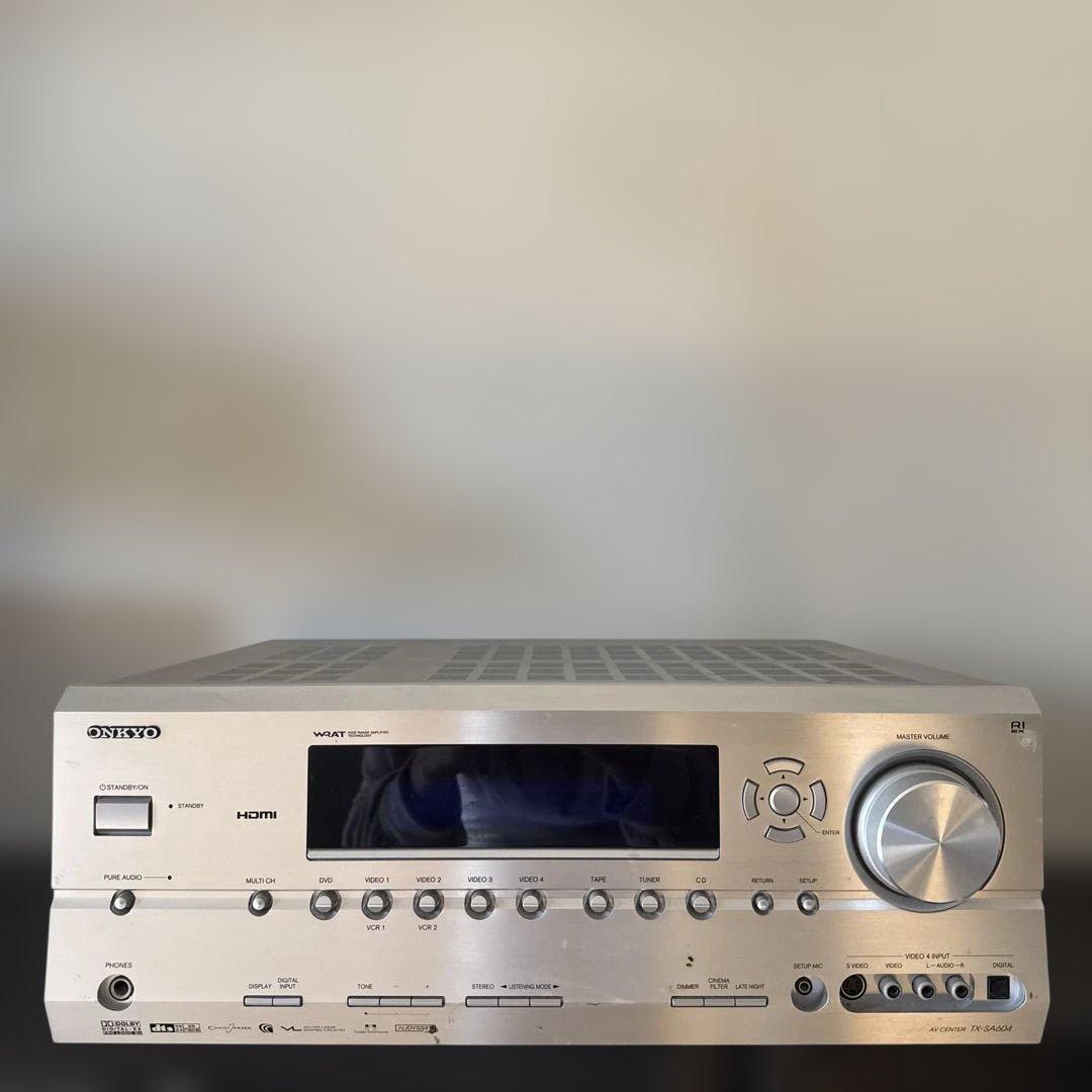 オンキヨー AVアンプ TX-SA604 シルバー リ - メルカリ