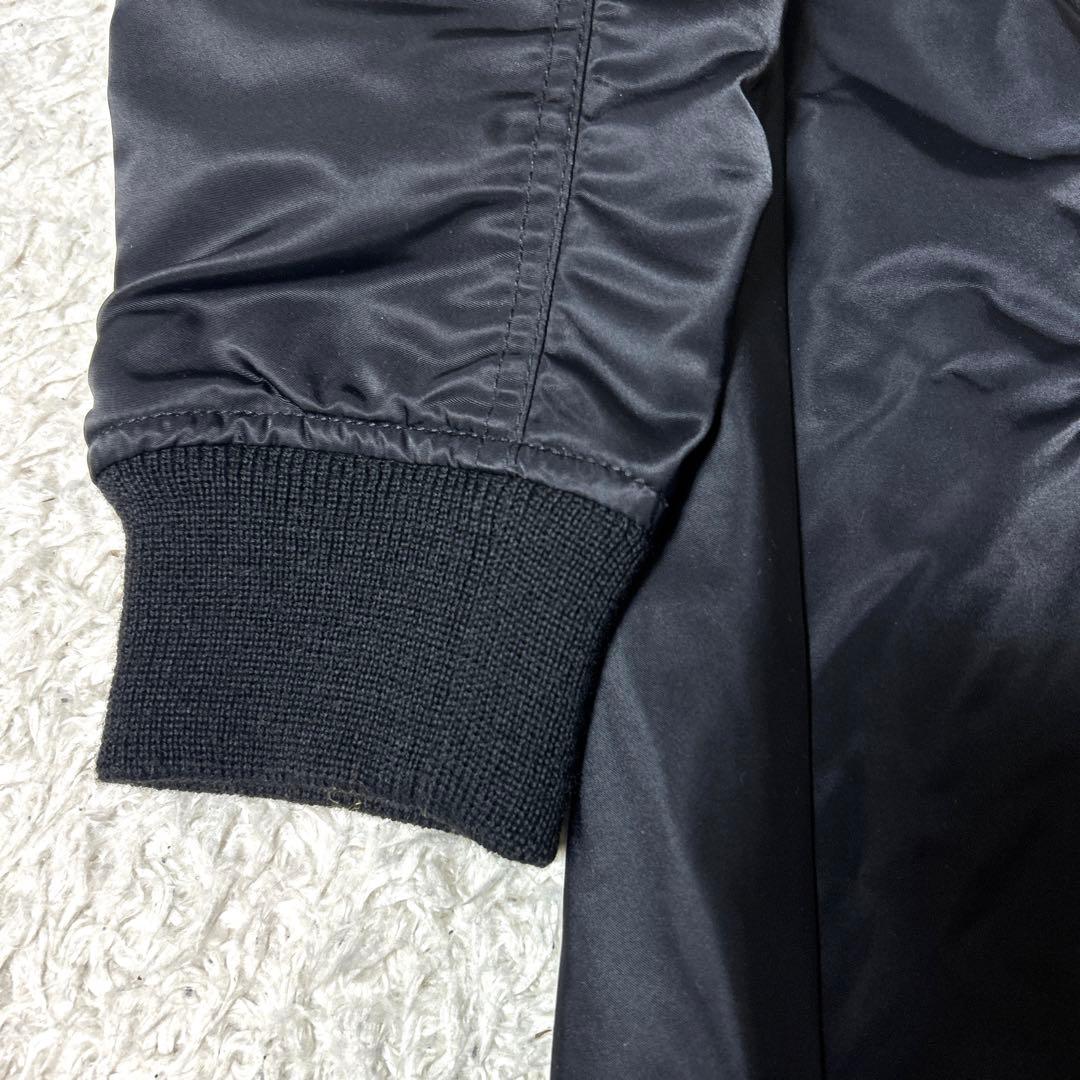 新品タグ付き】Annc MA−1中綿ロングコート ブラック サイズ1 S - メルカリ