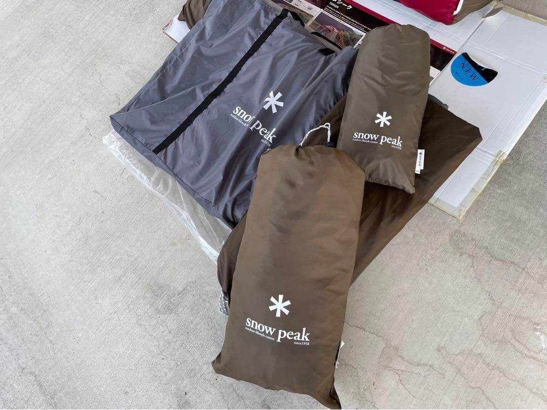 snowpeak スノーピーク タシーク シェルター 豪華6点フルセット