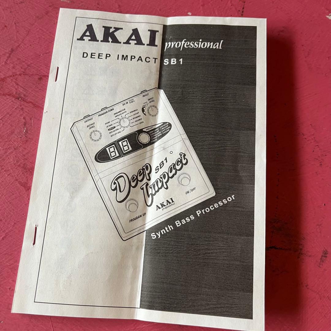 AKAI Deep Impact SB1 synthesizer シンセベース - メルカリ