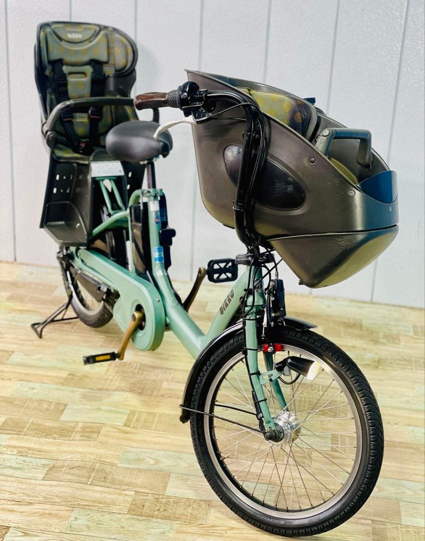 3233ブリヂストン8.9アンペア 3人乗り対応子供乗せ 電動アシスト自転車