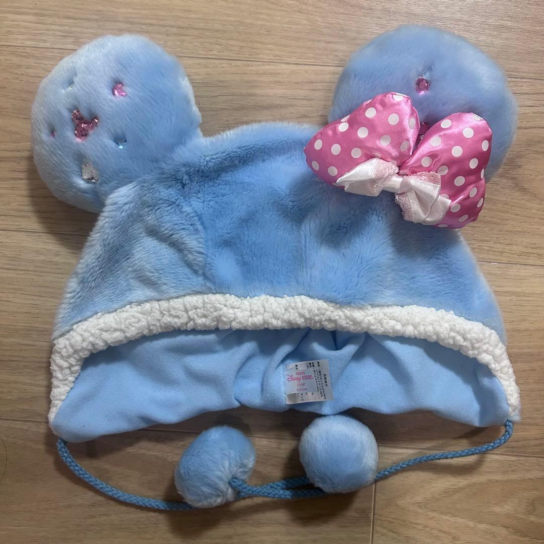 ディズニー ミニー ファンキャップ 水色 - メルカリ