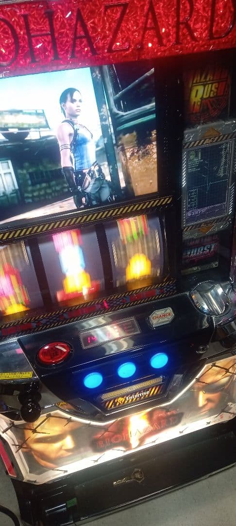 送料込　パチスロ　実機　エンターライズ　バイオハザード5 不要機　家庭用