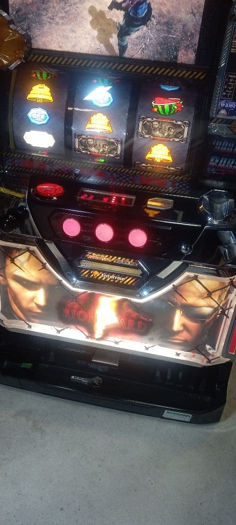 送料込　パチスロ　実機　エンターライズ　バイオハザード5 不要機　家庭用