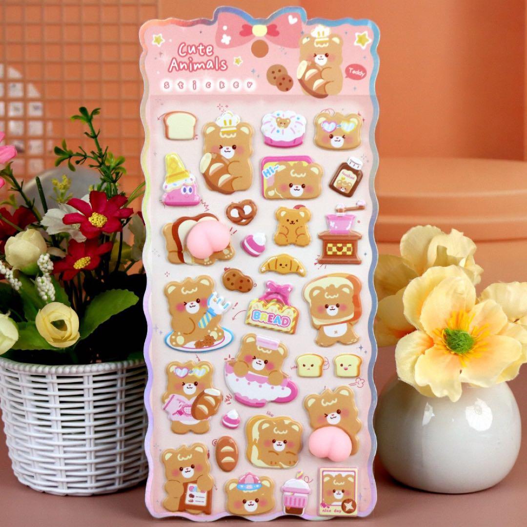 今だけSALEおしりシール おまとめ売り6枚セット もちもちシール パンダ