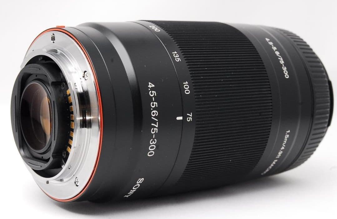 美品 SONY 純正 75-300mm 超望遠レンズ F4.5-5.6 ソニー