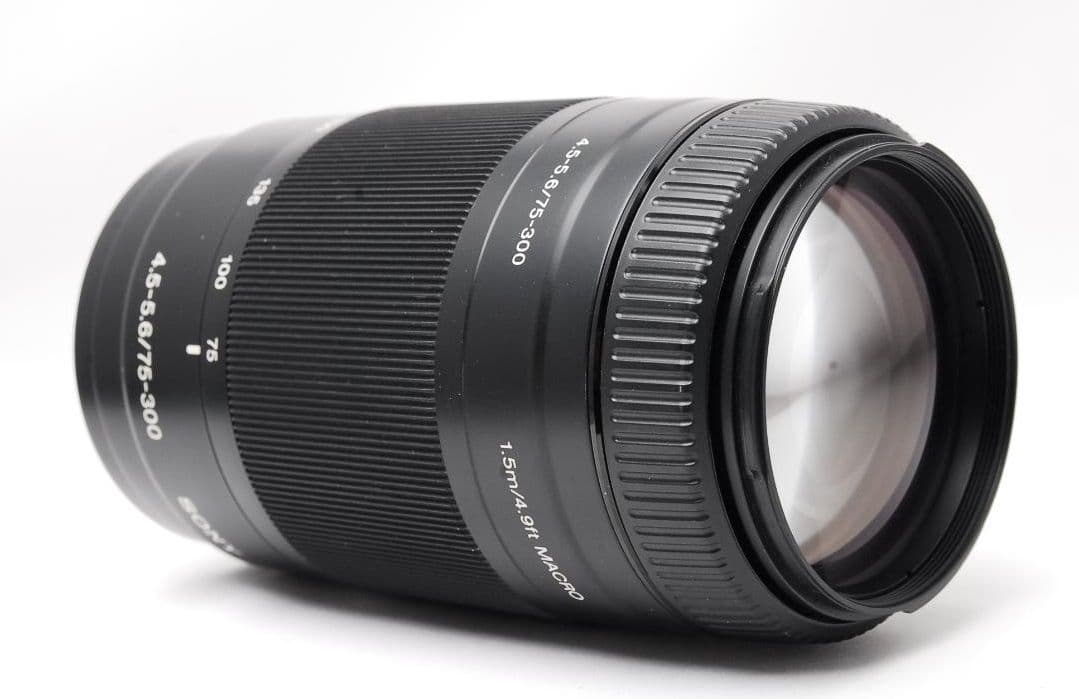 美品 SONY 純正 75-300mm 超望遠レンズ F4.5-5.6 ソニー