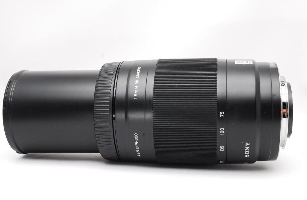 美品 SONY 純正 75-300mm 超望遠レンズ F4.5-5.6 ソニー