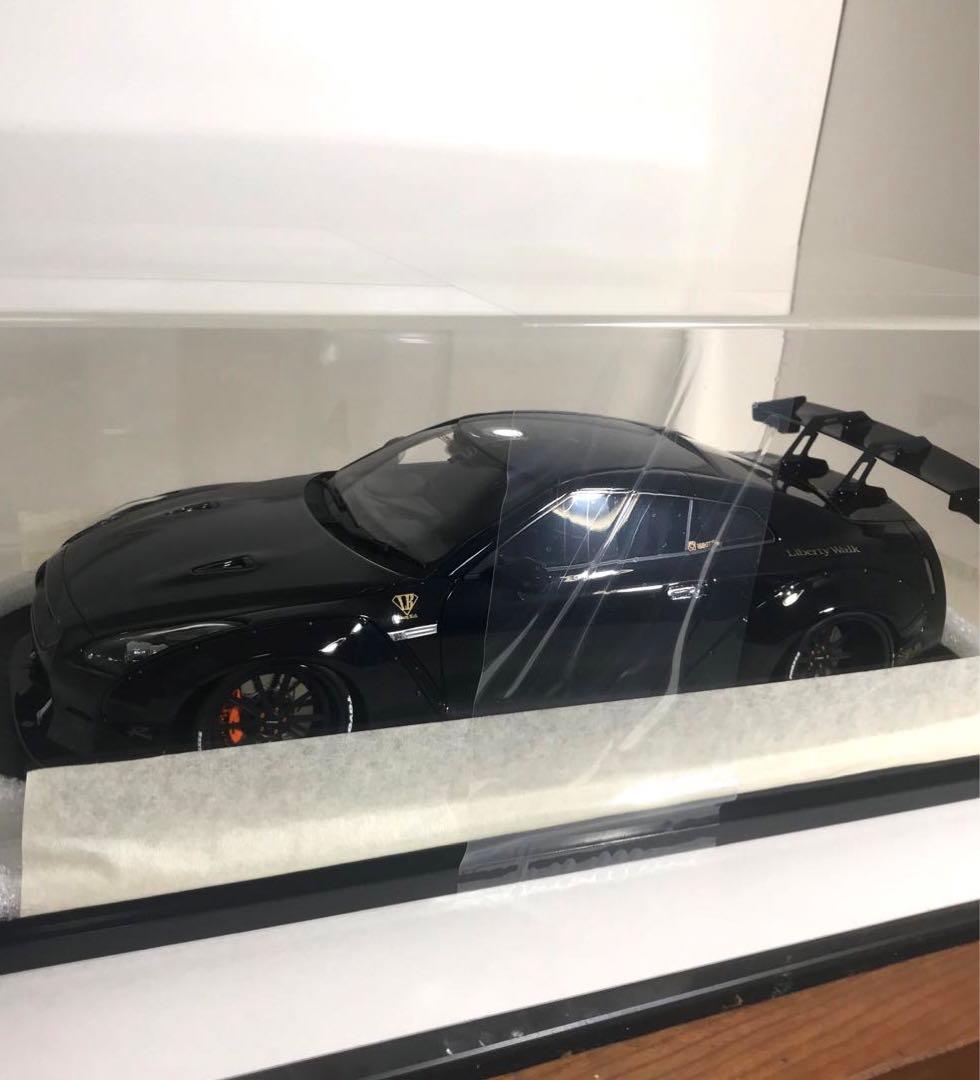 一部難有　イグニッションモデル 1/18 LBWK 日産GTR ブラック 処分