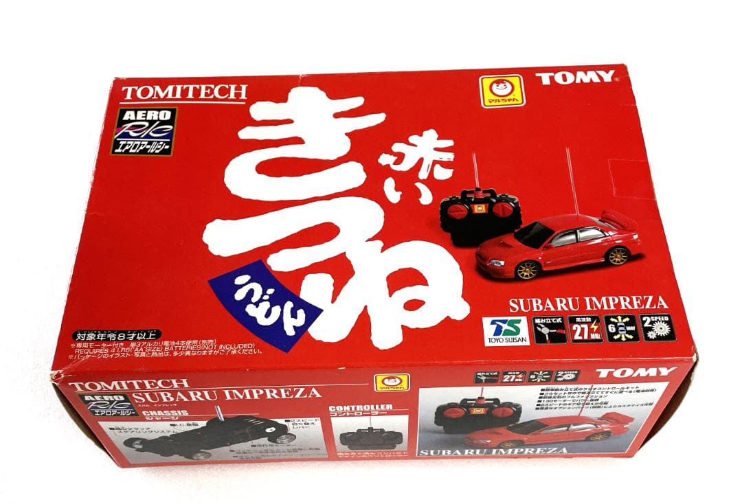 TOMY マルちゃん赤いきつね 緑のたぬき ラジコン 2個セットTOMITECH