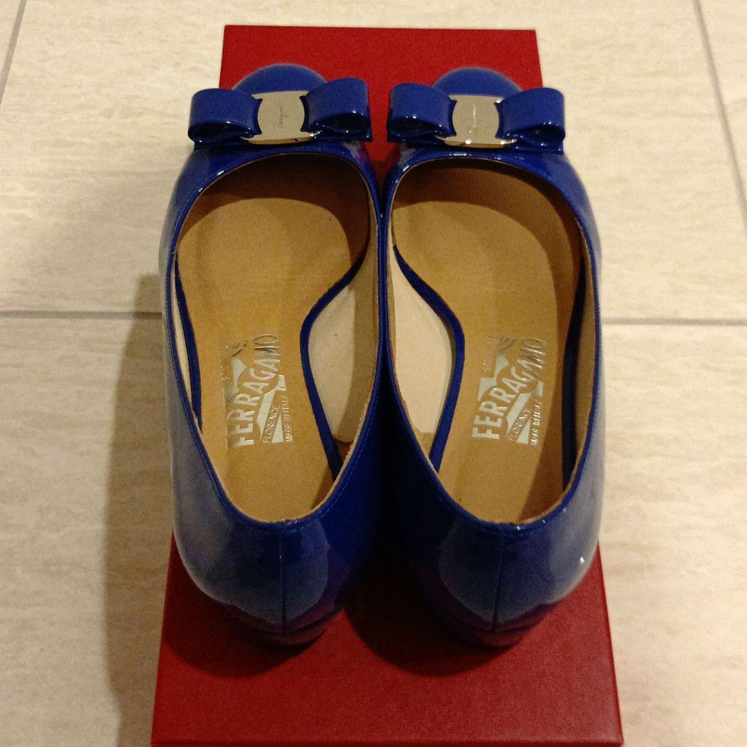 フェラガモ 6.5D パンプス ヴァラ ヴァリナ 靴
