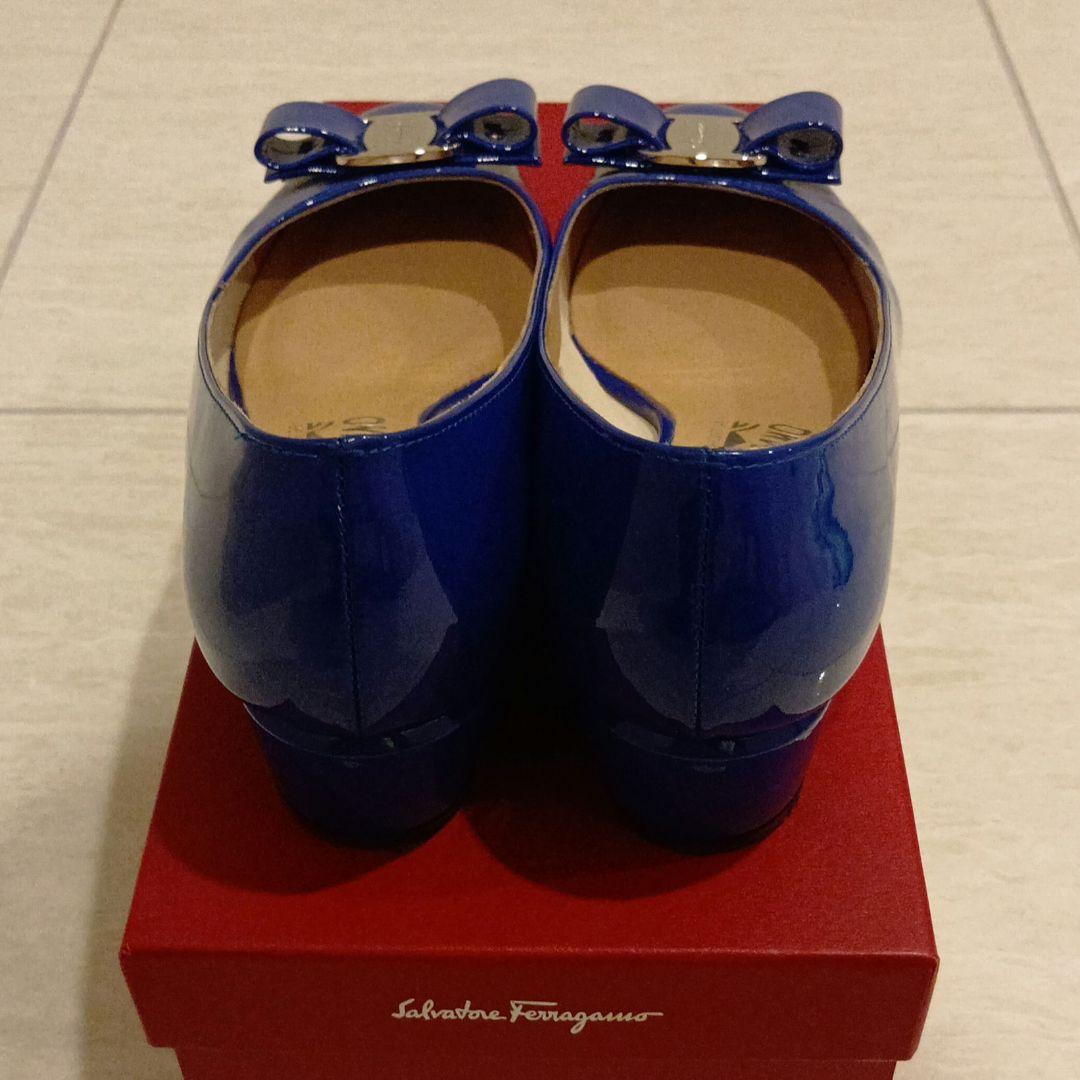 フェラガモ 6.5D パンプス ヴァラ ヴァリナ 靴