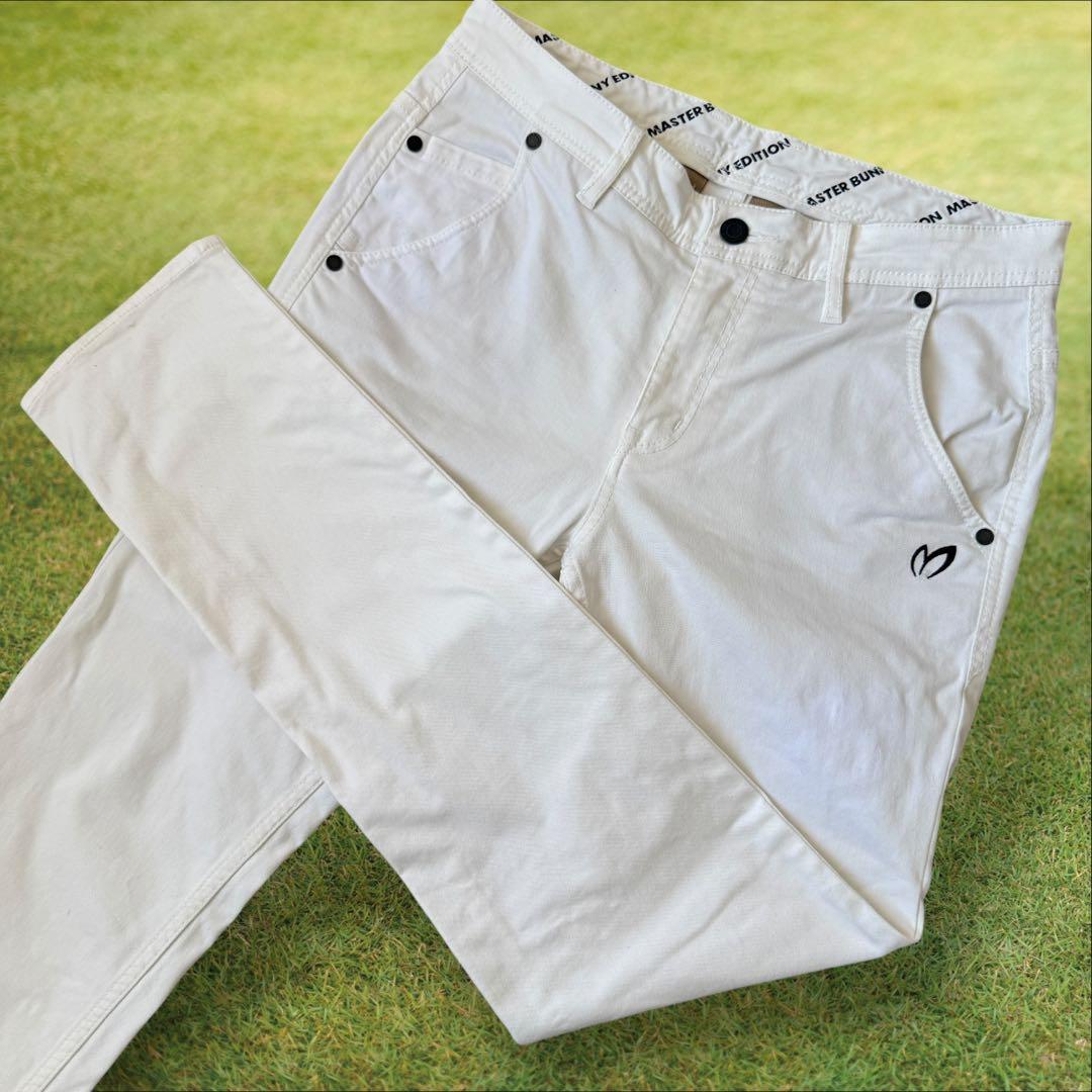 マスターバニー　パンツ　白　S〜M相当　コットン素材　ホワイト　黒　ゴルフ　3 楽天市場】マスターバニー メンズ（カラーホワイト）（パンツ｜メンズ