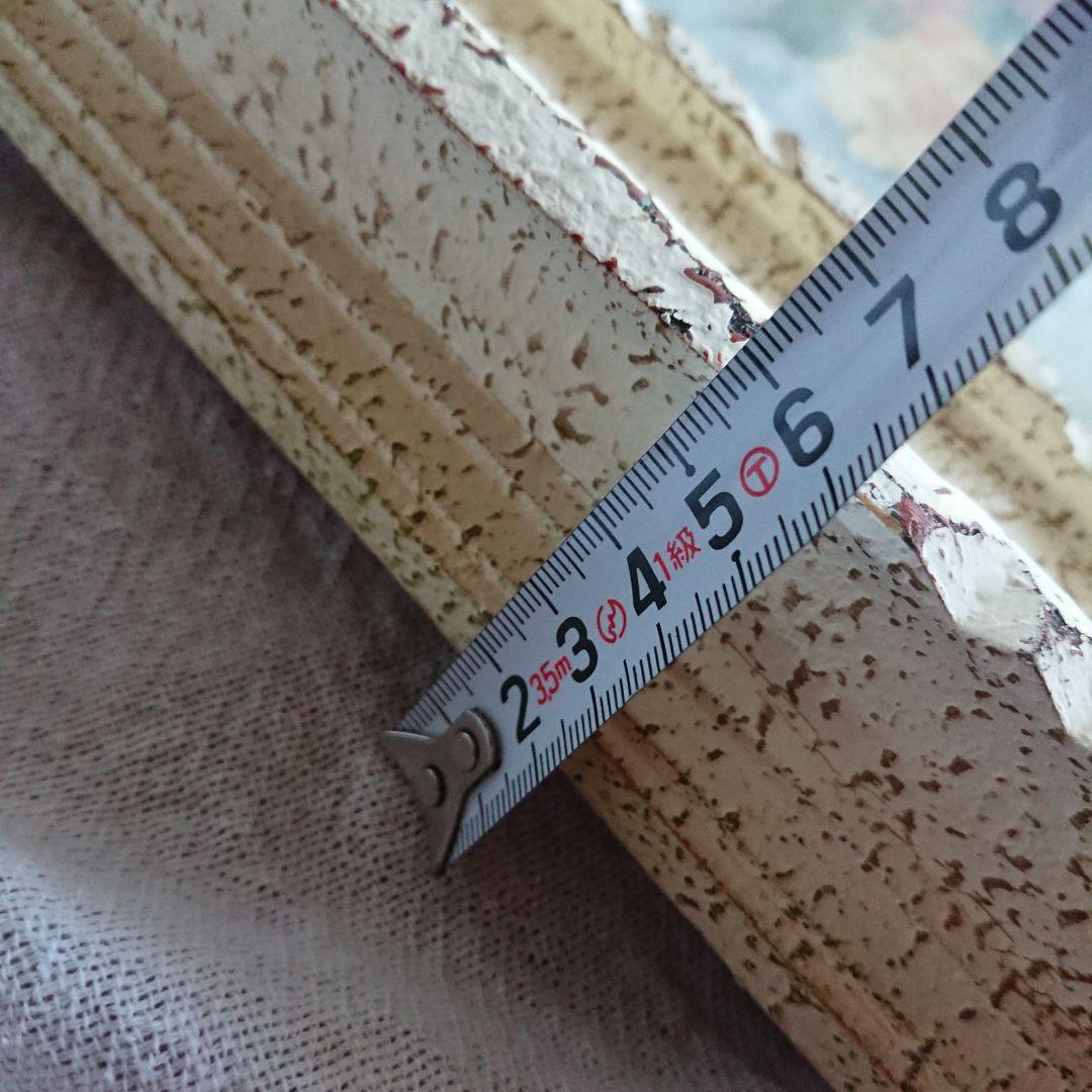 薔薇 古い 絵画 油彩 昭和レトロ /アンティーク ブロカント フランス 蚤の市