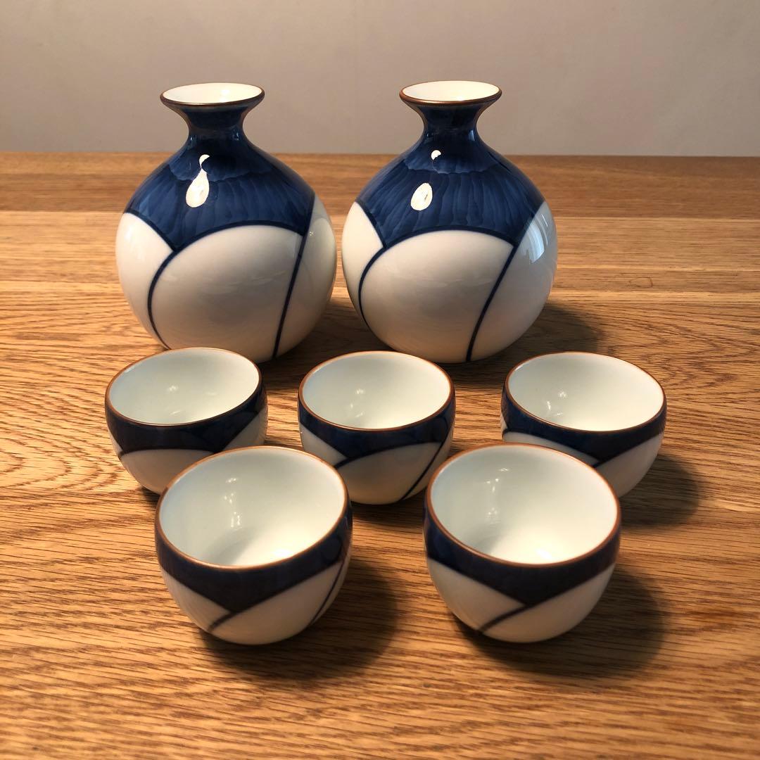 白山陶器 HAKUSAN ねじり梅 徳利 おちょこ 7点セット 美品 - メルカリ