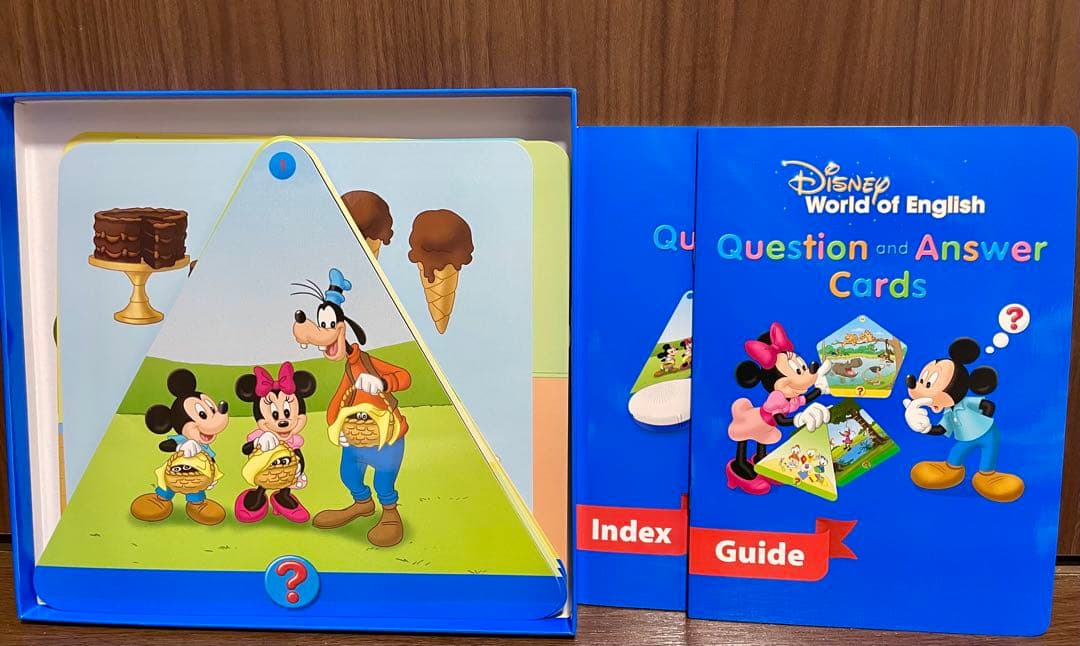 3箱未開封】クエスチョンアンドアンサー ディズニー 英語 Q&Aカード