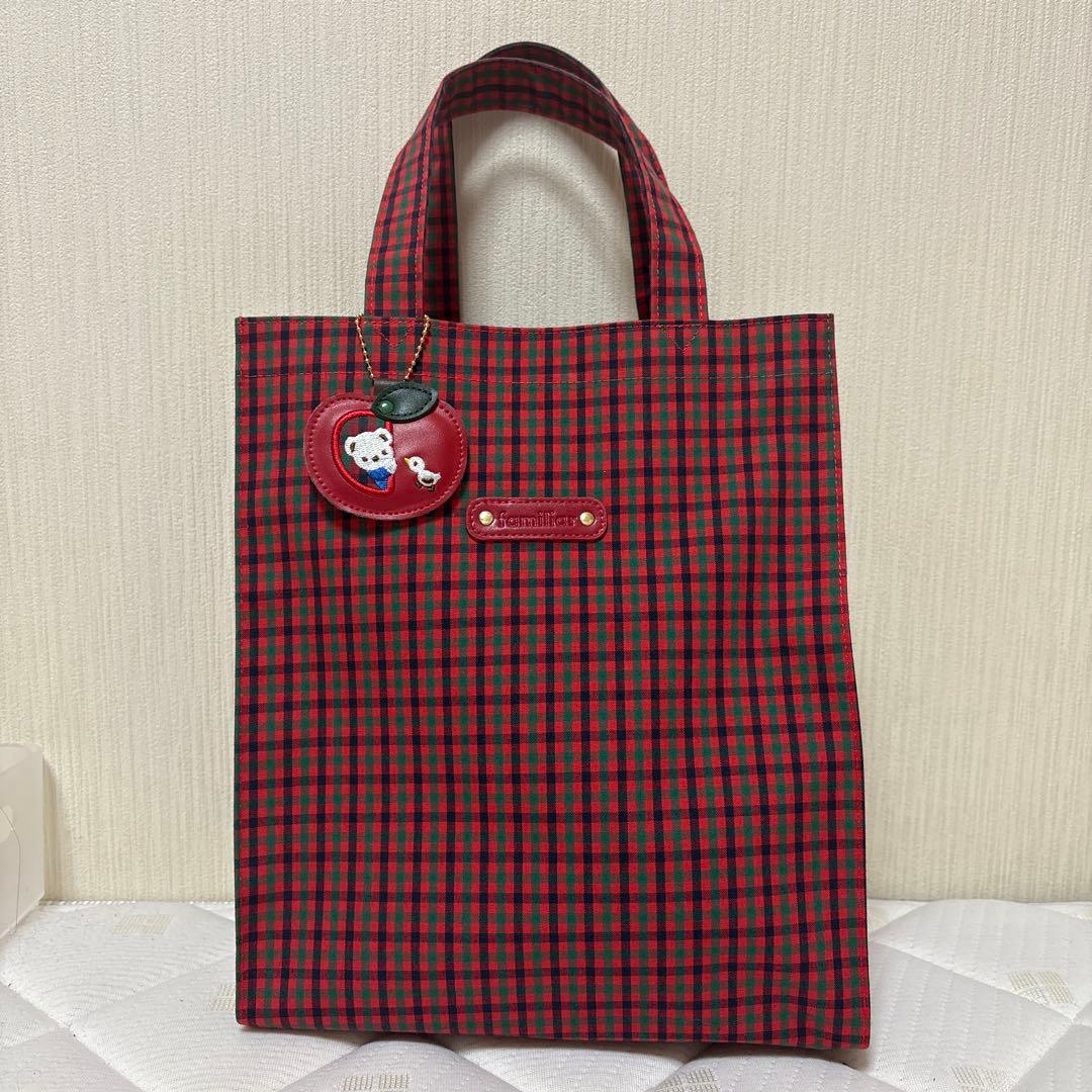 美品⭐︎familiar チェック トートバッグ 大人気!!ファミリアチェックのトートバッグ♪ | ファミリア | 松坂屋