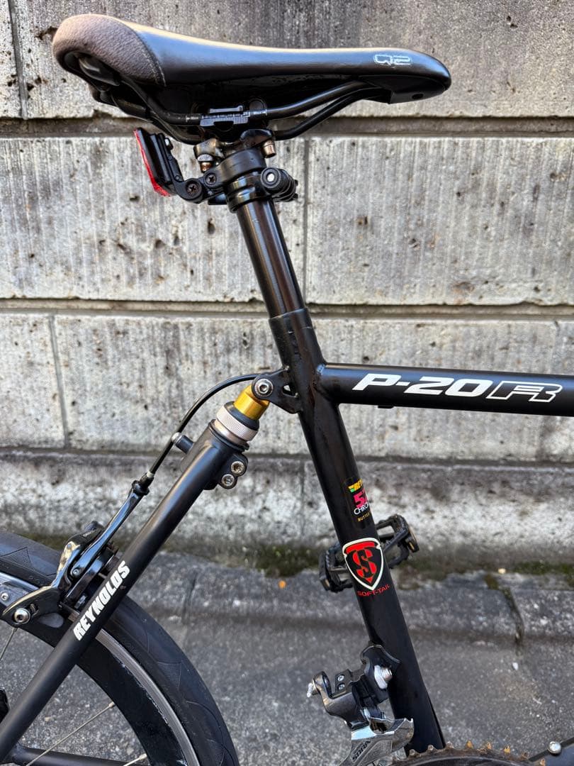 KHS P20 ブラック 20インチ折りたたみ自転車 ブルホーン - メルカリ