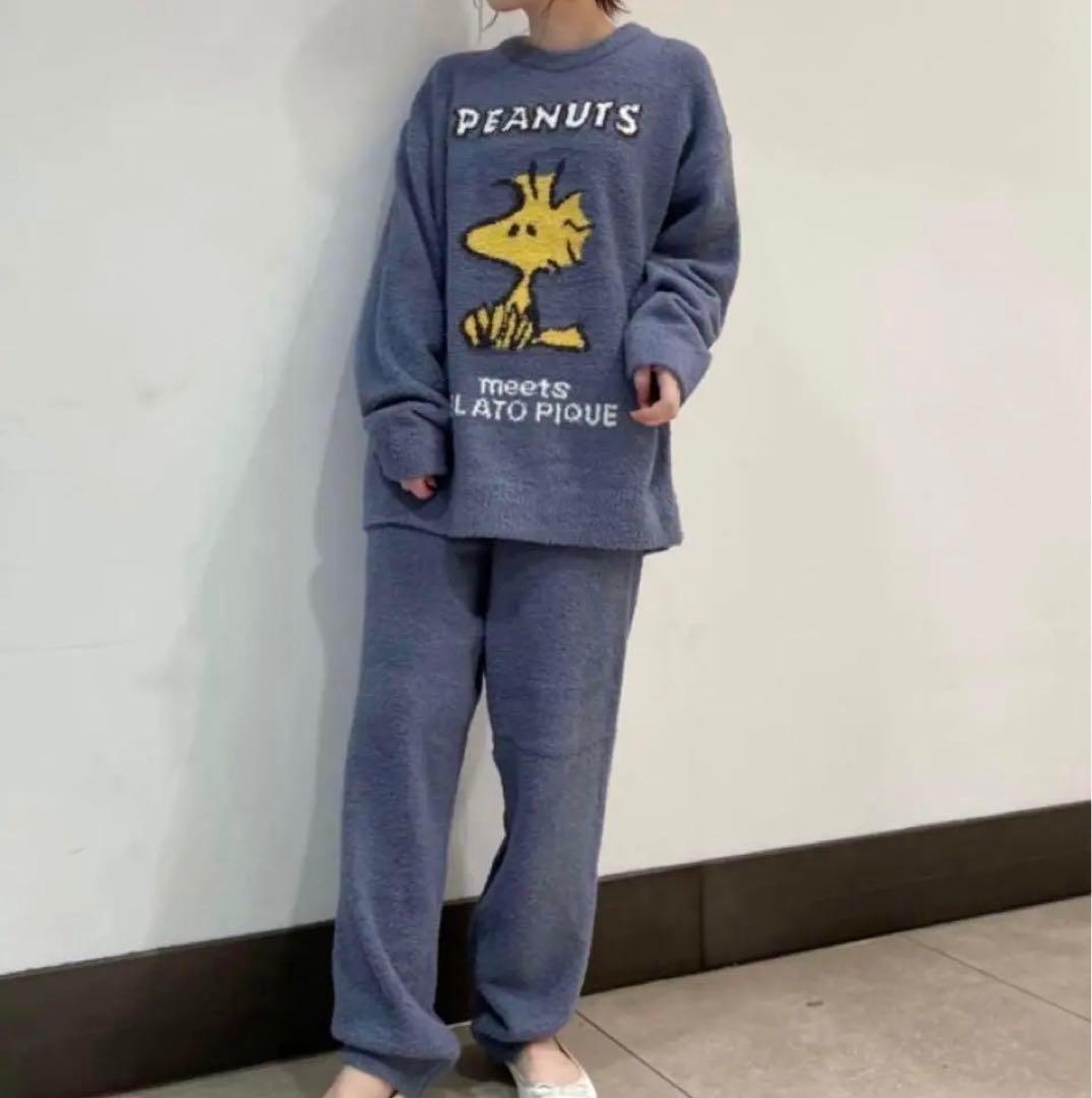 新品 ジェラートピケ ベビモコプルオーバー&ロングパンツ ウッド