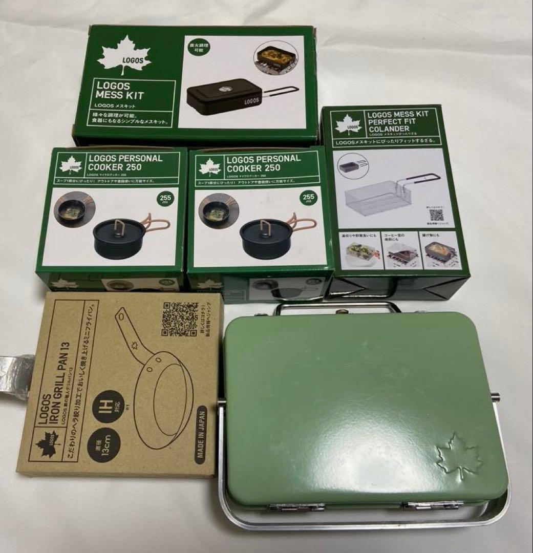 ロゴス　メスキット　ミニフライパンセット LOGOS クッカー・メスキットセット-BA|ギア|キッチンウェア|クッカー