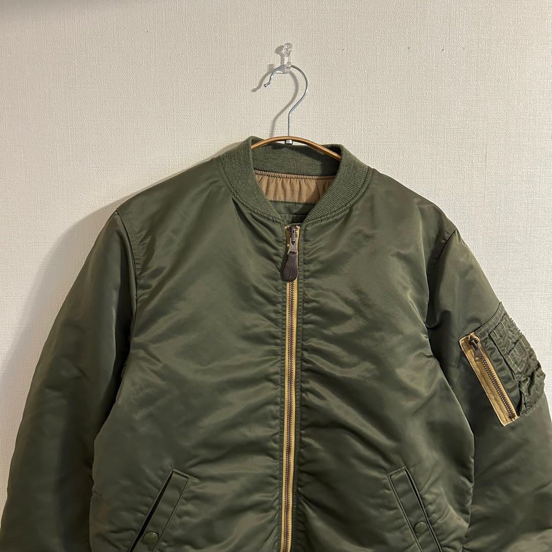 H.R.MARKET MA-1 フライトジャケット 短丈 オリーブ 日本製 2
