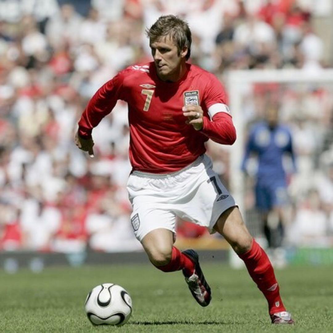 イングランド代表 2006-08 ベッカム アウェイ ユニフォーム - メルカリ
