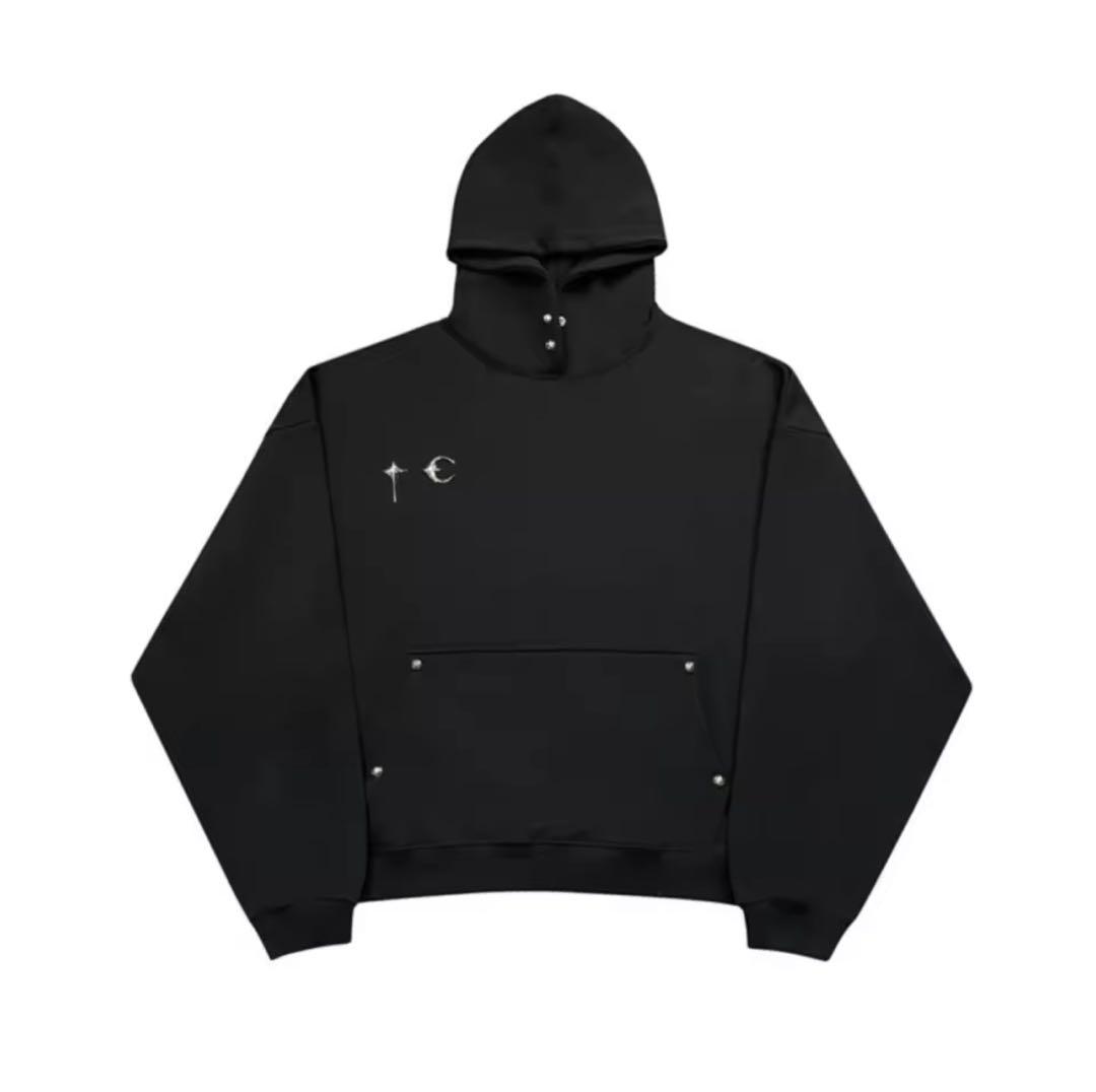 Thug club パーカー Thug Club】Leather Flame Hooded Zip-Up (Thug Club/パーカー